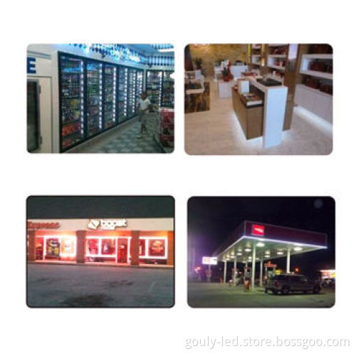 Injection LED Module Light with 12V DC, MD5050W3L, 6-piece for One Meter in Track